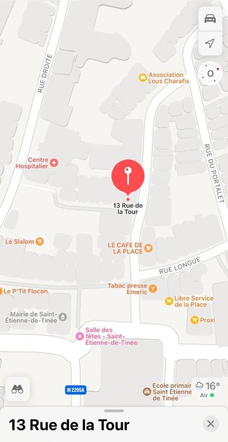 Studio Rdc La Tour Saint-Étienne-de-Tinée Exterior foto